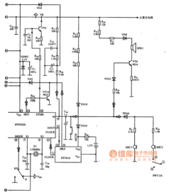 ht9302d集成电路的典型应用电路图 二